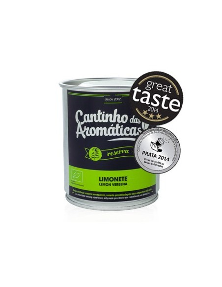 Infus&atilde;o LIMONETE Cantinho das Arom&aacute;ticas Lata 40g | Cantinho das Arom&aacute;ticas