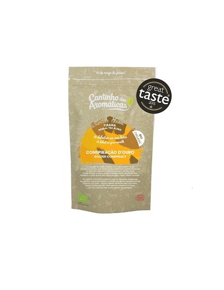 Tisanas CONSPIRA&Ccedil;&Atilde;O D'OURO Cantinho das Arom&aacute;ticas Bolsa 40g | Cantinho das Arom&aacute;ticas