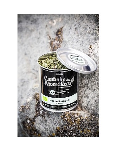Infus&atilde;o HORTEL&Atilde;-VULGAR Cantinho das Arom&aacute;ticas Lote Reserva lata 40g | Cantinho das Arom&aacute;ticas