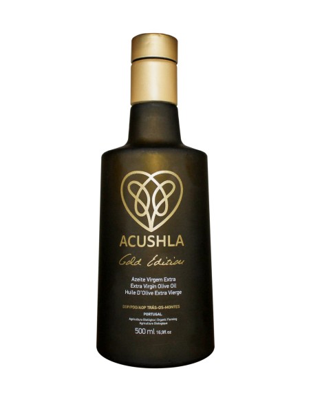 Azeite Extra Virgem Biol&oacute;gico DOP Garrafa Gold Acushla 500ml | Acushla