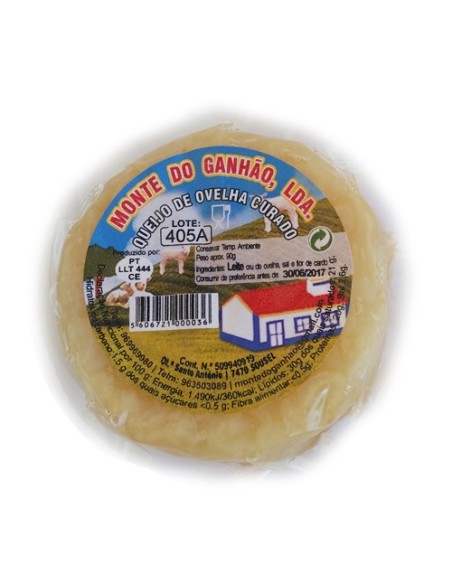Queijo de Ovelha Pequeno Curado 90g Monte do Ganh&atilde;o | Monte do Ganh&atilde;o