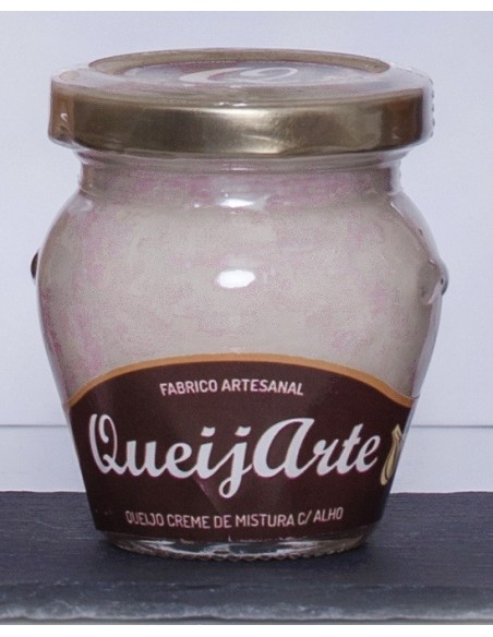 Queijo Creme de Mistura c/ Alho Queijarte 100g | Queijarte