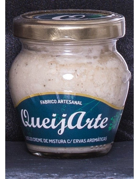 Queijo Creme de Mistura c/ Ervas Arom&aacute;ticas Queijarte 100g | Queijarte