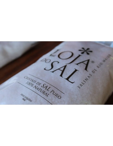 Cristais de Sal Puro Loja do Sal 1Kg | Loja do Sal