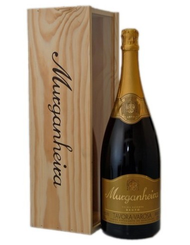 Espumante Murganheira Velha Reserva Bruto (Magnum 1,5L) com caixa de madeira | Murganheira