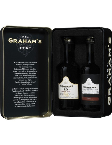 Graham's Mini Pack Lata c/L.B.V 10 Years Min. 2 Grf 5cl | Graham's