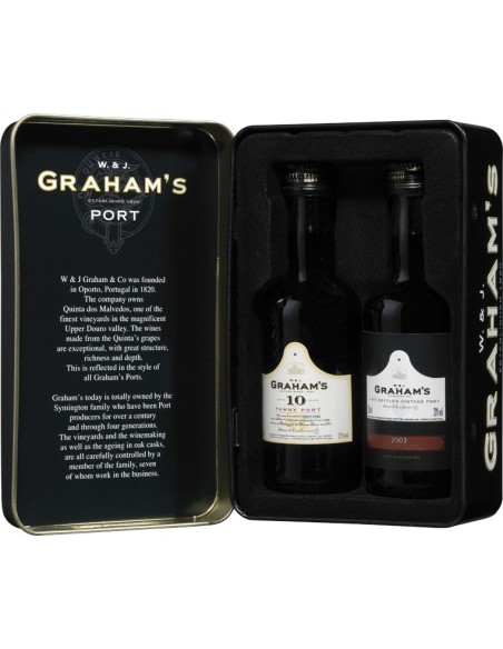 Graham's Mini Pack Lata c/L.B.V 10 Years Min. 2 Grf 5cl | Graham's