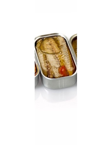 Miss Can CREATIVE Fillets of Mackerel em olive oil Spicy with pickles | Miss Can Miss Can CREATIVE Fillets of Mackerel em olive oil Spicy with pickles | Miss Can