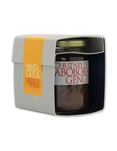 Chutney de Ab&oacute;bora com Gengibre Santa Gula 250ml | Santa Gula