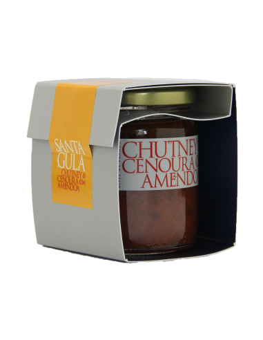 Chutney de Cenora com Am&ecirc;ndoa Santa Gula 250ml | Santa Gula