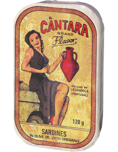 C&acirc;ntara Sardinhas em Azeite & Oreg&atilde;os | La Gondola