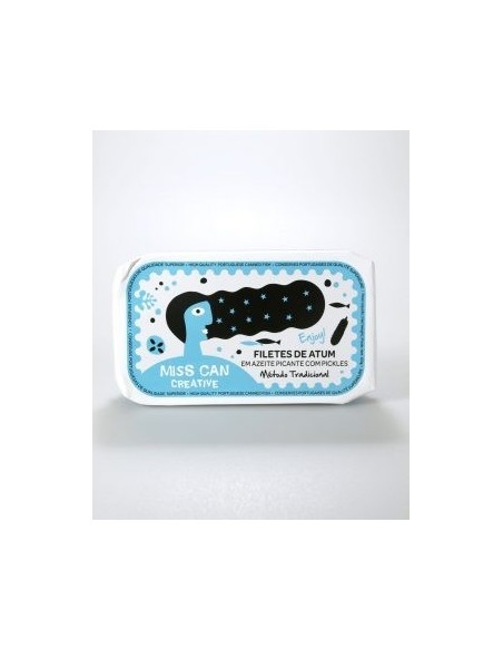 Miss Can CREATIVE Atum em Azeite picante c/pickles | Miss Can