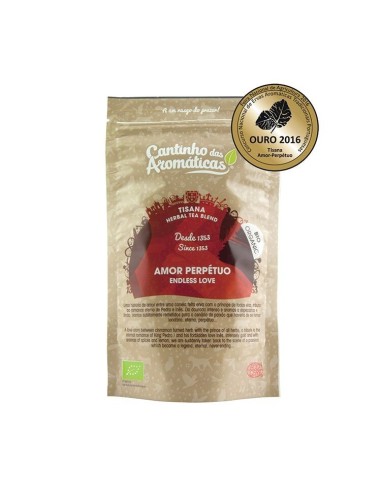 Tisanas AMOR PERP&Eacute;TUO Cantinho das Arom&aacute;ticas Bolsa 40g | Cantinho das Arom&aacute;ticas