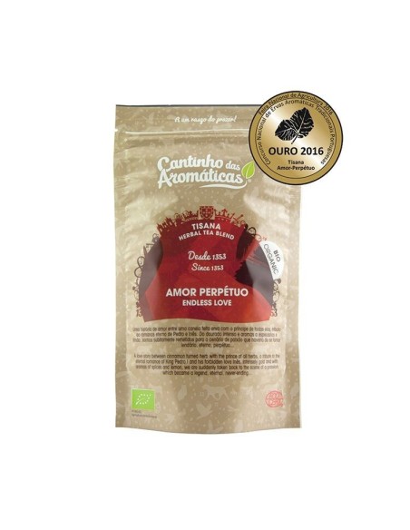 Tisanas AMOR PERP&Eacute;TUO Cantinho das Arom&aacute;ticas Bolsa 40g | Cantinho das Arom&aacute;ticas