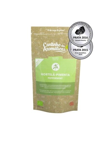 Infus&atilde;o HORTEL&Atilde;-PIMENTA Cantinho das Arom&aacute;ticas Bolsa 40g | Cantinho das Arom&aacute;ticas