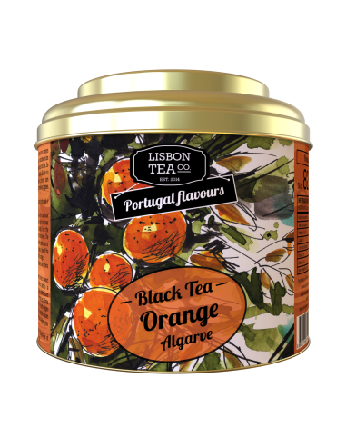 Lisbon Tea Ch&aacute; Preto Laranja do Algarve | Lisbon TEA CO.