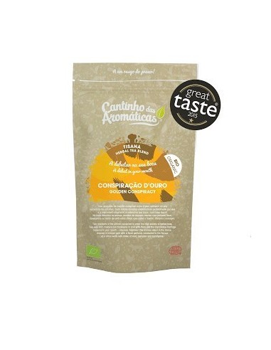 Tisanas CONSPIRAÇÃO D'OURO Cantinho das Aromáticas Bolsa 40g | Cantinho das Aromáticas Tisanas CONSPIRAÇÃO D'OURO Cantinho das Aromáticas Bolsa 40g | Cantinho das Aromáticas