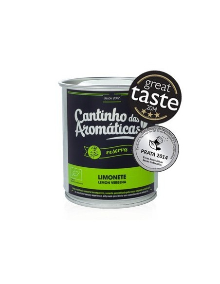 Infus&atilde;o LIMONETE Cantinho das Arom&aacute;ticas Lata 40g | Cantinho das Arom&aacute;ticas