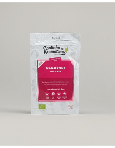 Manjerona (Bolsa) Cantinho das Arom&aacute;ticas 20g | Cantinho das Arom&aacute;ticas