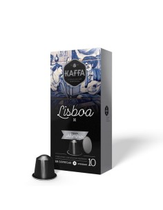 C&aacute;psulas de Caf&eacute; de Alum&iacute;nio Lisboa Kaffa Int. 10 - 10 C&aacute;psulas Comp. Nespresso | Kaffa 2