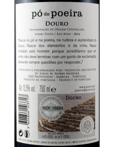 P&oacute; de Poeira Tinto 2018 | Poeira Vinhos