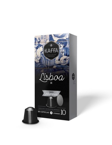 Capsules of Coffee Alum&iacute;nio Lisboa Kaffa Int. 10 - 10 Capsules Comp. Nespresso | Kaffa
