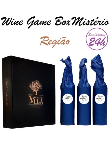 WINE GAME BOX MIST&Eacute;RIO - REGI&Atilde;O by Gourmet Da Vila | Gourmet Da Vila