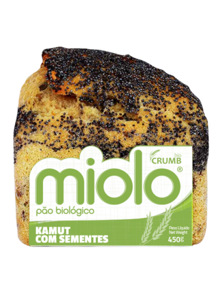 P&atilde;o Kamut e Sementes BIO Miolo 450g