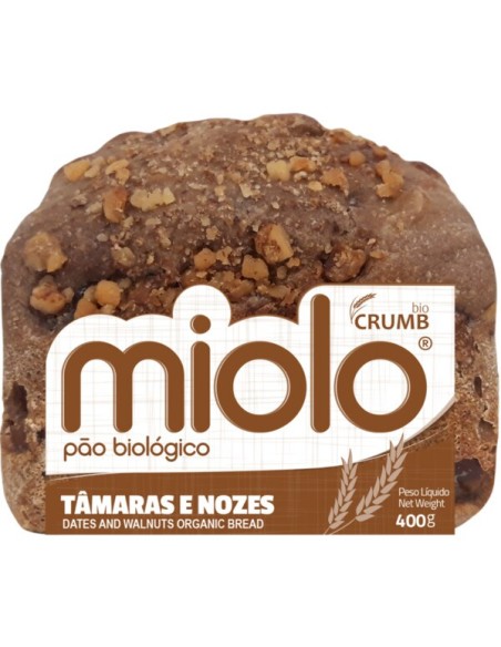 Bread T&acirc;maras e Nozes BIO Miolo 400g