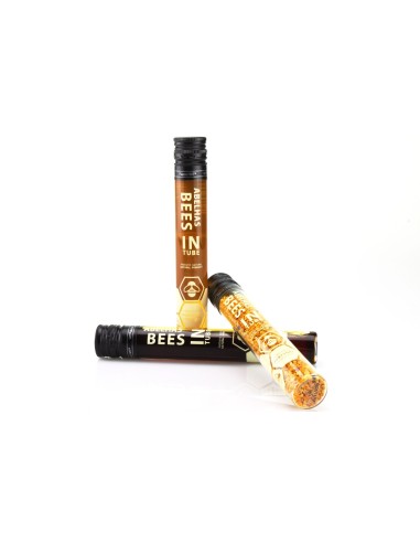 Wood Coffret Bees in Tube (Honey,...