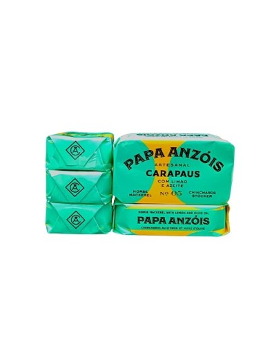 Papa Anz&oacute;is Carapaus com Lim&atilde;o e Azeite