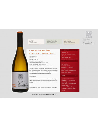 Casa De Santa Eul&aacute;lia Alvarinho 2019