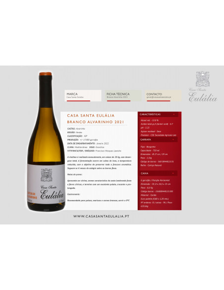 Casa De Santa Eul&aacute;lia Alvarinho 2019