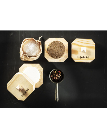 Caixa de Madeira Queijo de Sal - Loja do Sal