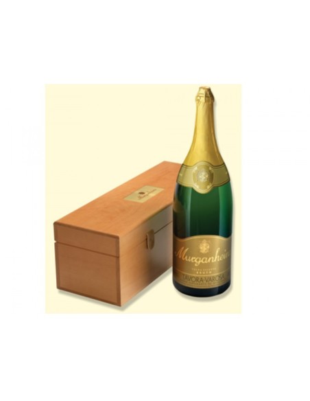 Sparkling Wine Murganheira Velha Reserva Bruto (Salmanazar 9L) com caixa de madeira | Murganheira