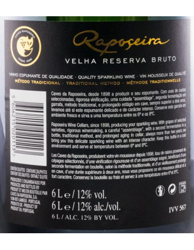 Sparkling Wine Raposeira Velha...