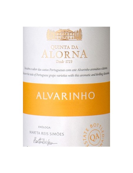 Quinta da Alorna Alvarinho 2016 75cl | Quinta da Alorna