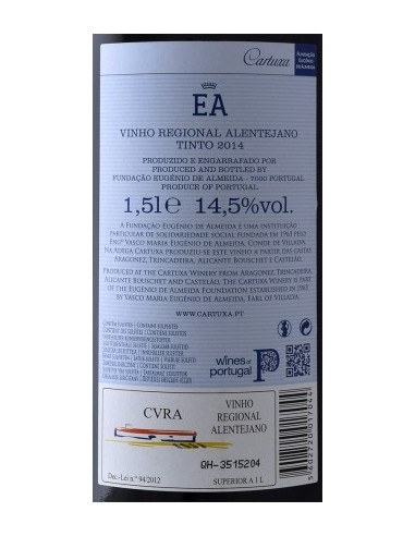 EA Tinto 2017 Magnum com Caixa | Cartuxa