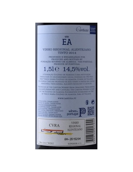 EA Tinto 2017 Magnum com Caixa | Cartuxa