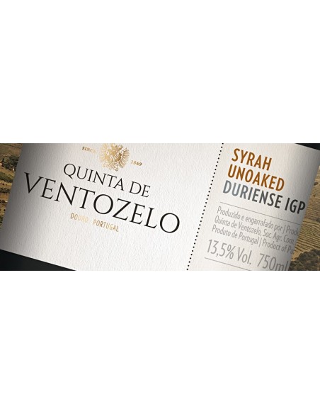 Quinta de Ventozelo Syrah Unoaked 2018 | Quinta de Ventozelo