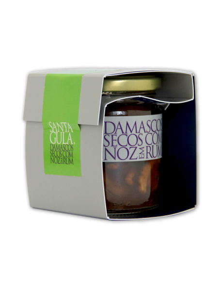 Santa Gula Damascos Secos Com Noz em Rum | Santa Gula