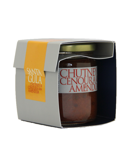 Chutney de Cenora com Am&ecirc;ndoa Santa Gula 250ml | Santa Gula