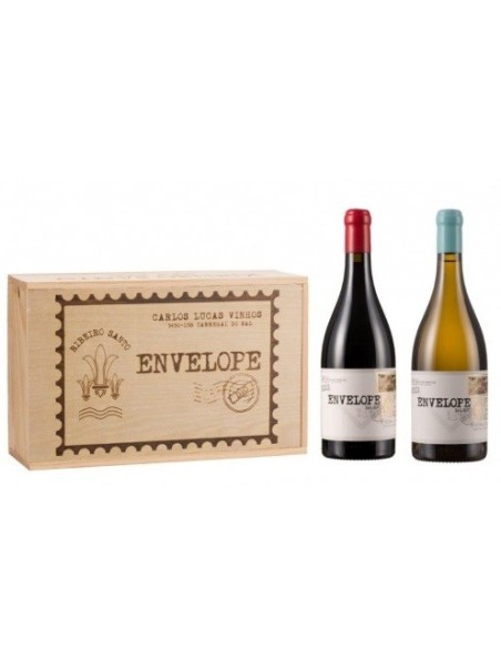 Envelope D&atilde;o Tinto e Branco | Magnum Vinhos - Ribeiro Santo