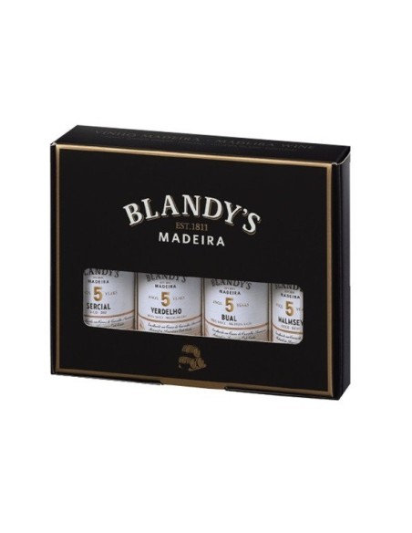 Blandy's 5 anos Miniature Box (4 garrafas 5cl) | Madeira Wine Company
