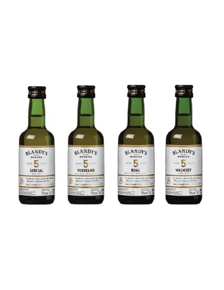 Blandy's 5 anos Miniature Box (4 garrafas 5cl) | Madeira Wine Company