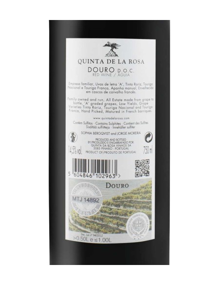 Quinta De La Rosa&nbsp;Red 2017 75cl | Quinta De La Rosa