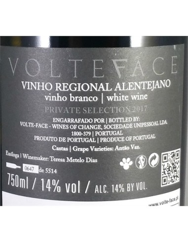Volteface Branco 2019 | Volte Face Wines of Change