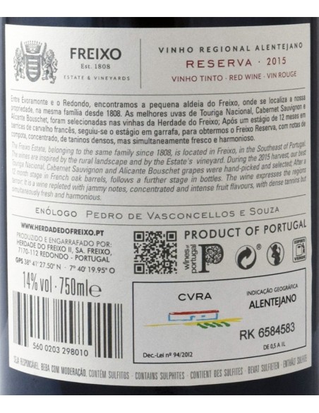 Freixo Reserva Red 2014 37,5cl | Herdade do Freixo