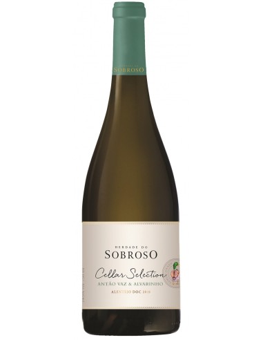 Cellar Selection Ant&atilde;o Vaz & Alvarinho Herdade do Sobroso Branco 2020 | Herdade do Sobroso