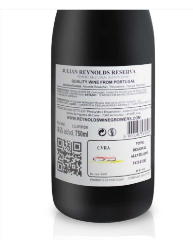 Julian Reynolds Reserva Tinto 2014 | Reynolds